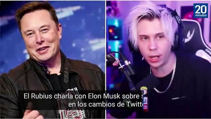 ELON MUSK le responde a EL RUBIUS por los cambios en #TWITTER