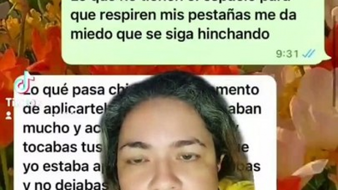 Otro chisme de lashista por mala aplicación, usted que opina - Chismes con Tere Maciel