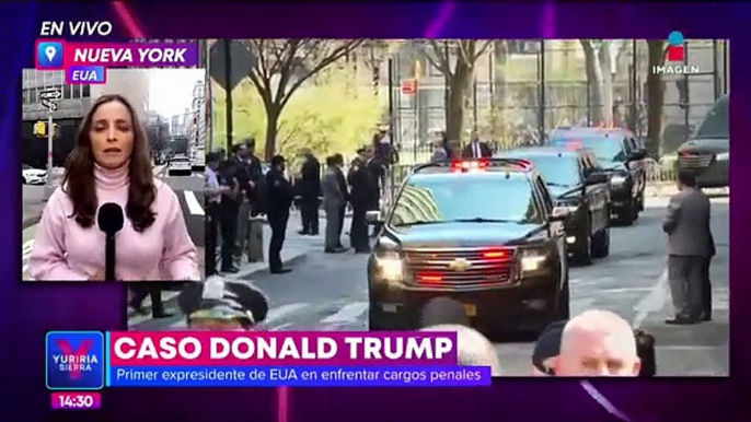 Donald Trump comparece ante un juez en Nueva York