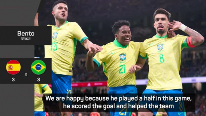 Brazil stars blown away by Endrick's 'absurd' ability