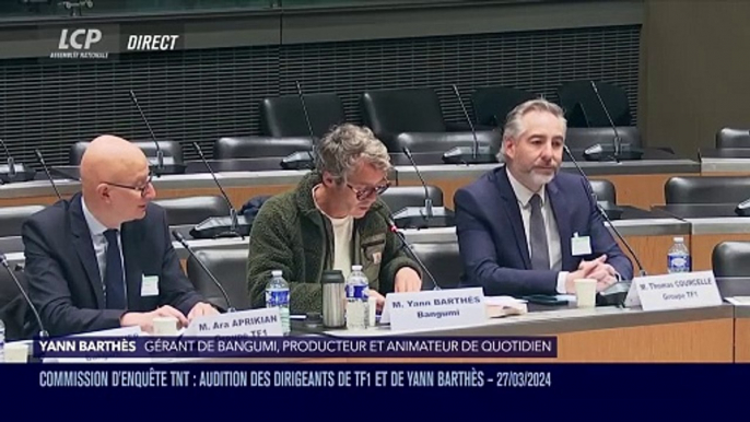 "Je ne suis pas ravi d'être là" : Yann Barthès et Laurent Bon (Bangumi) dénoncent leur présence à l'Assemblée nationale à la demande du RN