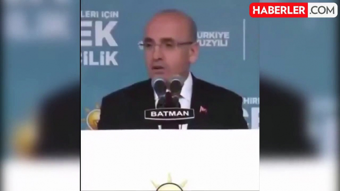 Hazine ve Maliye Bakanı Mehmet Şimşek AK Parti Batman mitinginde Kürtçe konuştu