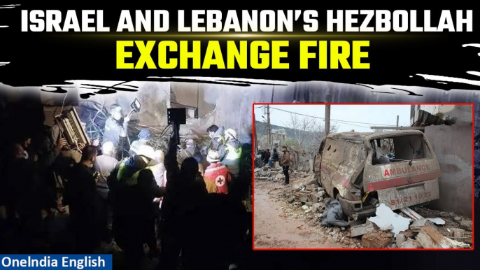 Hezbollah launches rocket barrage after Israeli strikes on Lebanon Kill 7 | Oneindia