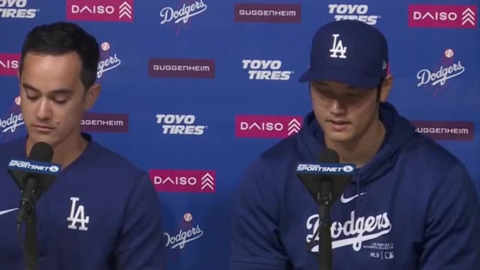 Dodgers - Ohtani : "Je n'ai jamais parié sur le baseball"