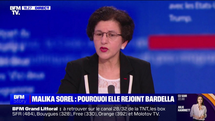 Malika Sorel (candidate RN aux élections européennes): "Je n'aurais jamais rejoint le parti de Jean-Marie Le Pen"