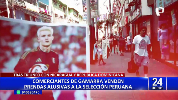 ¡Gamarra en modo Sonne! Confeccionan prendas alusivas al jugador peruano-danés