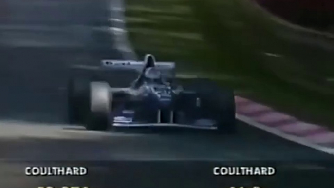 F1 – David Coulthard (Williams Renault V10) lap in qualifying – Italy 1995