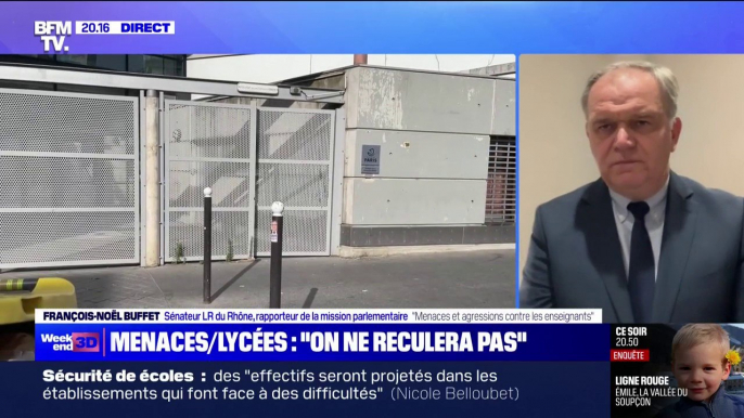 Atteintes à la laïcité à l'école: "Les professeurs se censurent et sont menacés régulièrement", affirme François-Noël Buffet (LR)