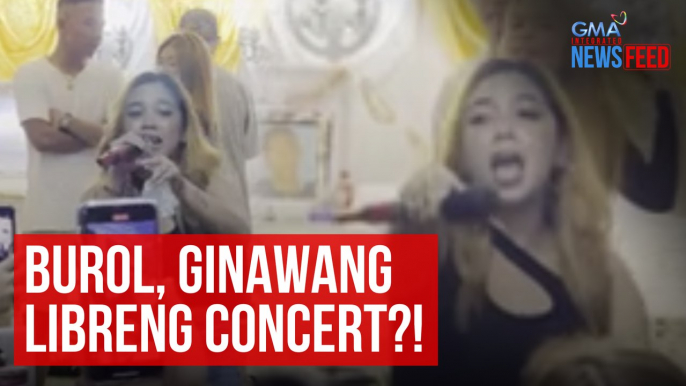 Burol, ginawang libreng concert?! | GMA Integrated Newsfeed