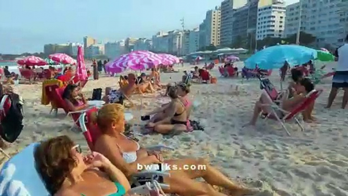 Rio De Janeiro Carnival Copacabana Beach Walk Brazil