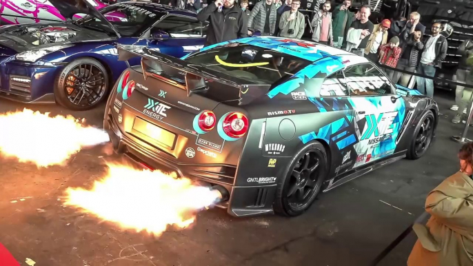 Supercars Revving at Car Show - LOUD Carrera GT, 700HP M3 G81, Capristo GT-R, Senna GTR, LaFerrari