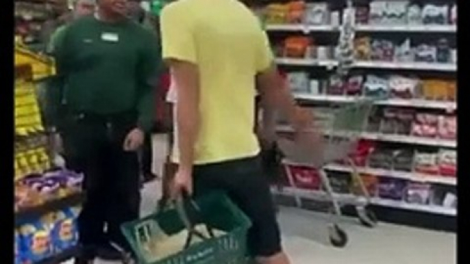Man tries to turn out a grocery store and it backfires