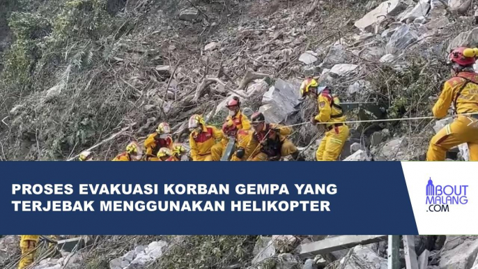 PENYELAMATAN DRAMATIS SELAMATKAN PARA KORBAN GEMPA TAIWAN YANG TERJEBAK DI DAERAH HUALIEN