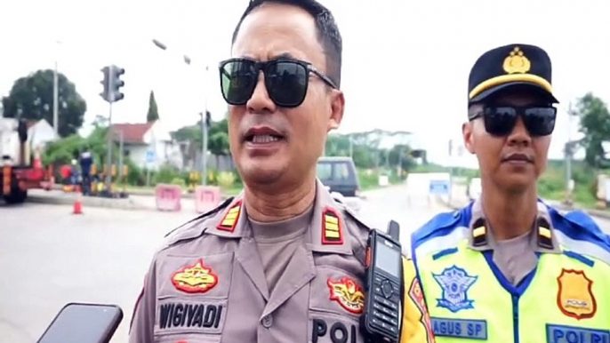 Puncak Arus Mudik Lebaran Idul Fitri 2024, Satlantas Polres Batang Siapkan Sarpras Penunjang One Way