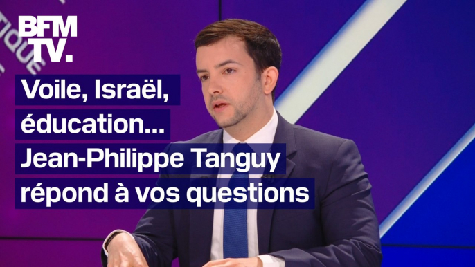 Voile, Israël/Palestine, éducation… Jean-Philippe Tanguy répond à vos questions dans La Capsule de BFM Politique