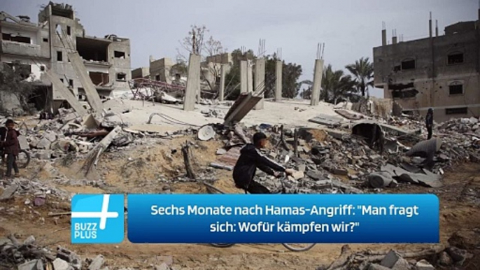 Sechs Monate nach Hamas-Angriff: "Man fragt sich: Wofür kämpfen wir?"