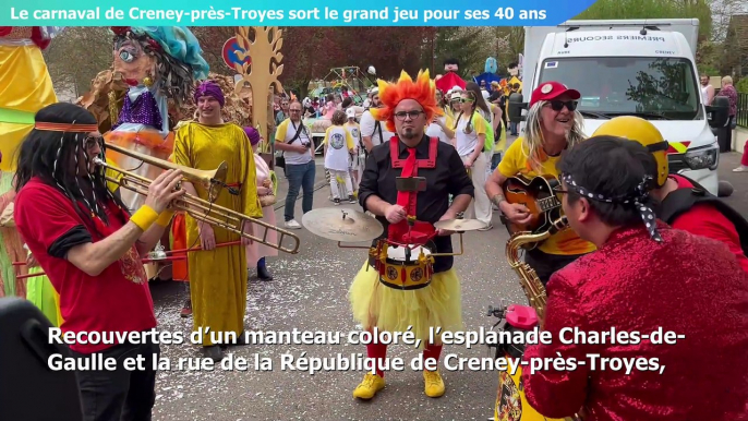 Forte affluence au seul carnaval traditionnel de l’Aube, à Creney-près-Troyes