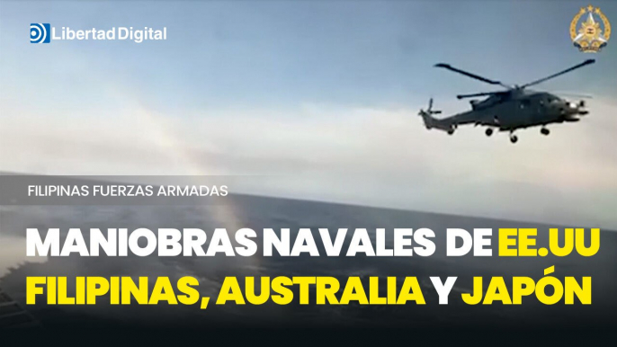 Filipinas, Australia, Japón y EE.UU. realizan maniobras navales multilaterales