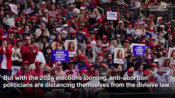 Arizona just reinstated an 1864 abortion ban, and some GOP politicians are backing away