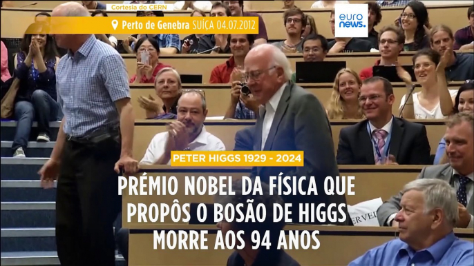 Peter Higgs, Prémio Nobel da Física que propôs o bosão de Higgs, morre aos 94 anos