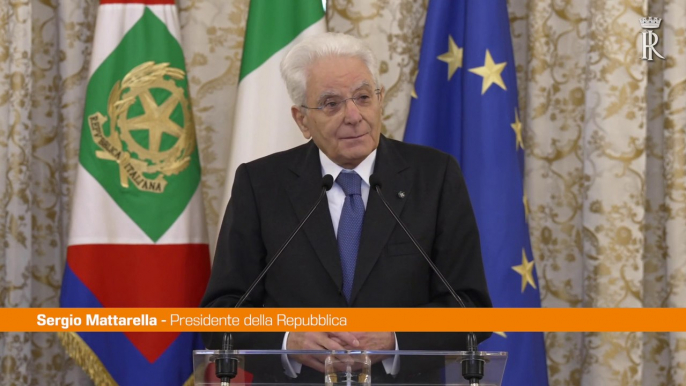 Mattarella "Imprevedibile ritorno a minaccia nucleare"