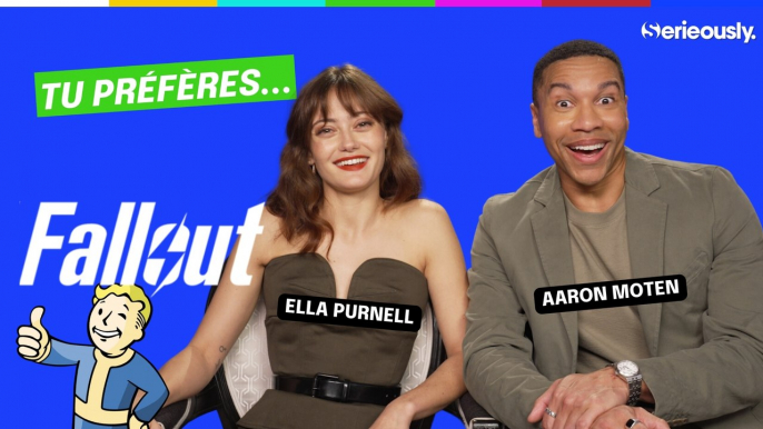 FALLOUT : Ella Purnell et Aaron Moten jouent à "Tu préfères..."