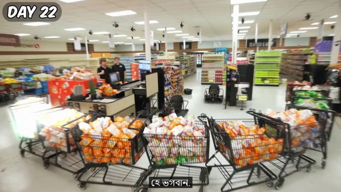 $10,000 Every Day You Survive In A Grocery Store