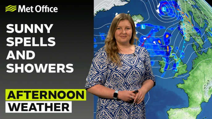 Met Office Afternoon Weather Forecast 13/04/24 – Milder day, but low pressure around