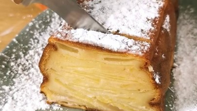 Le cake invisible aux pommes, la recette moelleuse, facile et rapide à faire à l'heure du goûter