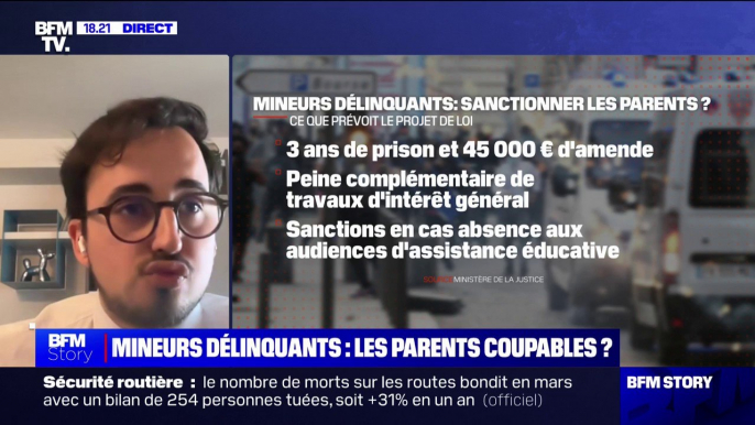 Bryan Masson (député Rassemblement National des Alpes-Maritimes) sur les mineurs délinquants: "Pour sanctionner, il faut de la fermeté et de l'autorité, il faut d'abord taper au portefeuille"