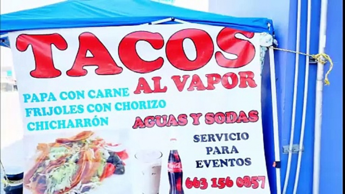 "Una Mordida Tacos Tijuana": Tacos a Vapor Cucapáh