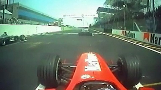 F1 – Michael Schumacher (Ferrari V10) Onboard – Brazil 2000