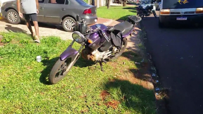 Mais um motociclista é socorrido pelo Siate em Cascavel, desta vez no Periolo