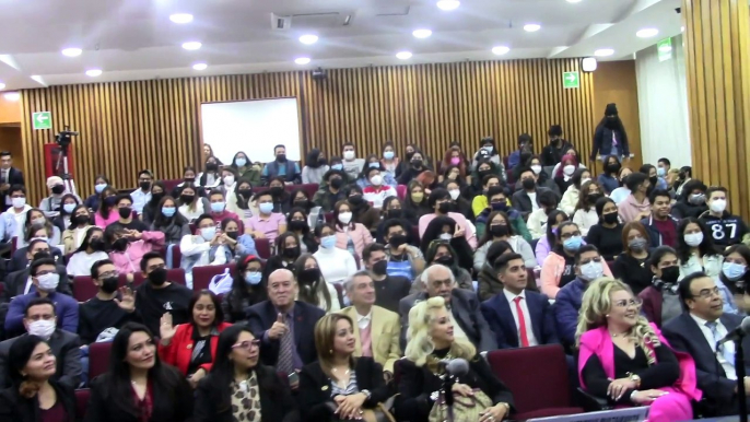 Conferencia de Derechos Humanos en la Facultad de Derecho en Ciudad Universitaria