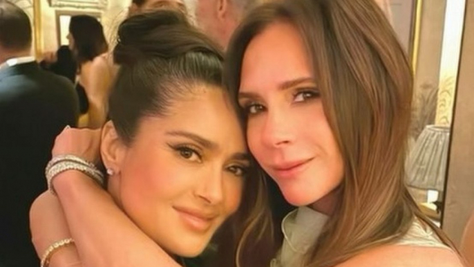 Salma Hayek "so honoured" to be invited to Victoria Beckham's 50th birthday party