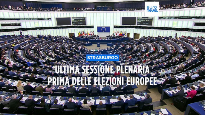 Parlamento europeo: a Strasburgo ultima sessione plenaria prima delle elezioni europee