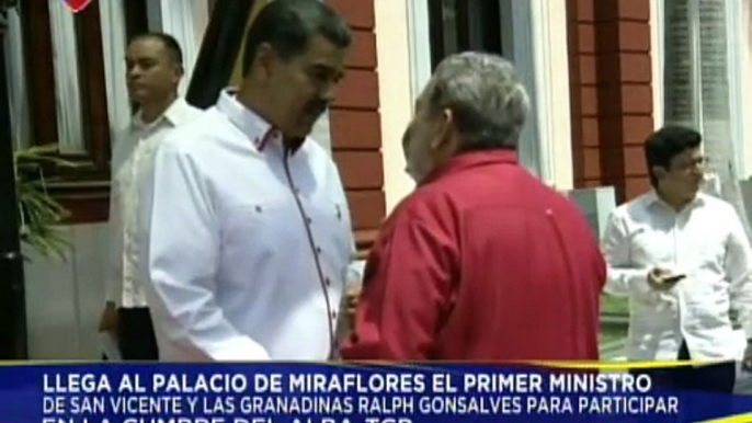 Pdte. Nicolás Maduro recibe al primer ministro de San Vicente y Las Granadinas Ralph Gonsalves