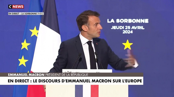 Discours d'Emmanuel Macron sur l'Europe à la Sorbonne: "Nous n'avons pas tout réussi, il faut être lucide" - "Malgré les crises, jamais l'Europe n'a autant avancé"
