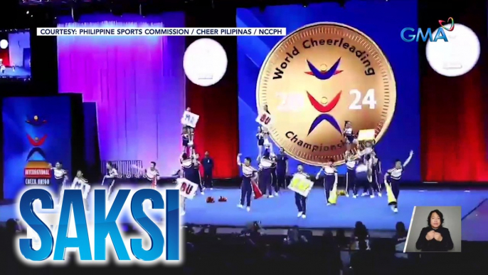 Cheer Pilipinas team, pasok na sa finals ng 2024 ICU World Cheerleading Championships | Saksi