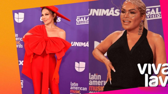 Thalía y Wendy Guevara triunfan los Latín AMAs 2024