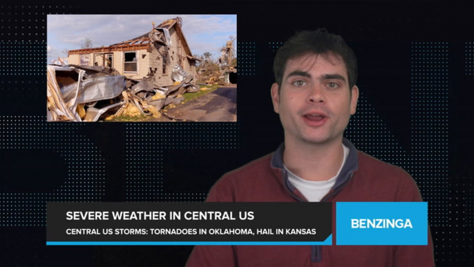 Severe Weather in Central US: Tornadoes Touch Down in Oklahoma, Hail Ravages Kansas