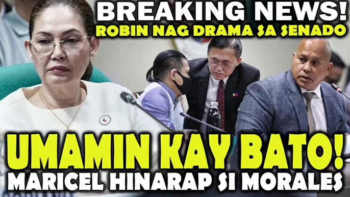 TINAPOS NA! MARICEL HINARAP SI MORALES! UMAMIN NA! ROBIN NAG DRAMA!