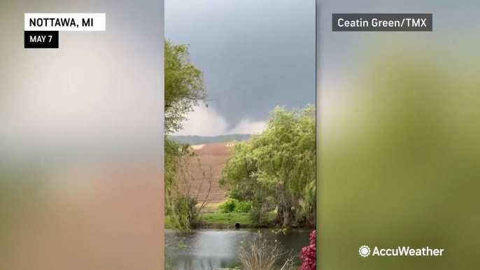 Tornadoes and severe storms rip through the Great Lakes region