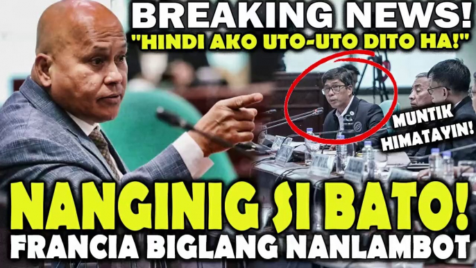 Francia NANLAMBOT ng SINUPLAK ni Bato IPUPUSTA ANG BUHAY! Pinamukha na hindi sya UTO-UTO