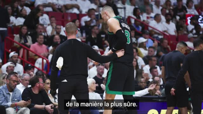 Celtics - Tatum sur la blessure de Porzingis : "Nous devrons jouer différemment"