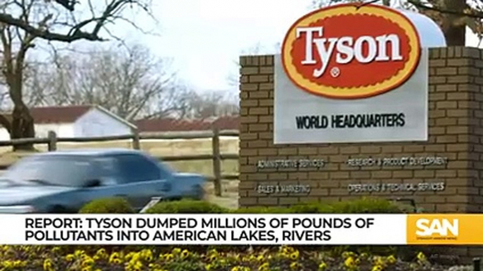 Study- Tyson Foods dumped millions of pounds of pollutants into US waterways_Low