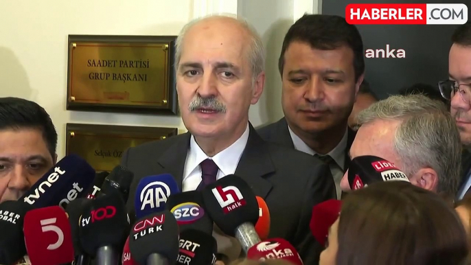 TBMM Başkanı Numan Kurtulmuş, Saadet - Gelecek grubunu ziyaret etti