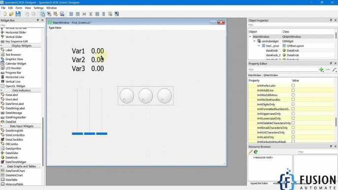 How to Add Data Knob in Your Spandan SCADA Screen to Update the Tag Value | IIoT | IoT |