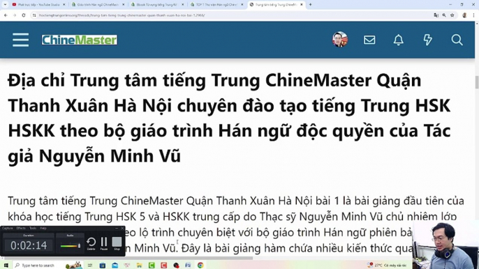 Trung tâm tiếng Trung ChineMaster Quận Thanh Xuân Hà Nội Chinese Master