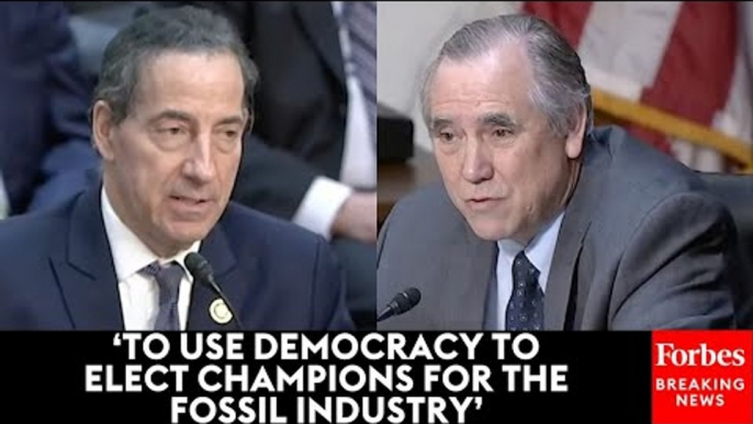 Jeff Merkley & Jamie Raskin Discuss Fossil Industry Profits Being Pumped Into Political Campaigns